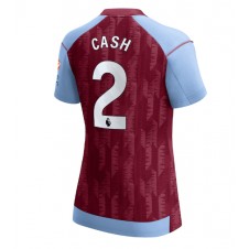 Aston Villa Matty Cash #2 Hjemmedrakt Kvinner 2023-24 Kortermet